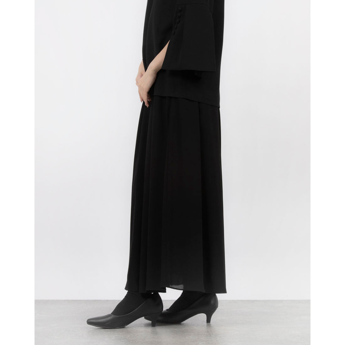 フォルムフォルマ form forma 【喪服】【洗える】スカート(単品) /卒業式（卒園式）入学式（入園式）七五三・お宮参り・演奏会 （ブラック） ブラック