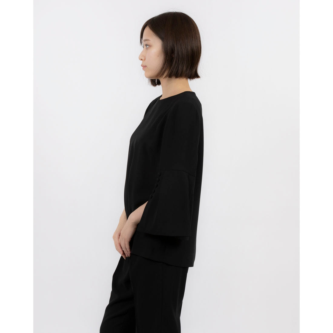 フォルムフォルマ form forma 【喪服】【洗える】袖スリットブラウス /卒業式入学式七五三・お宮参り