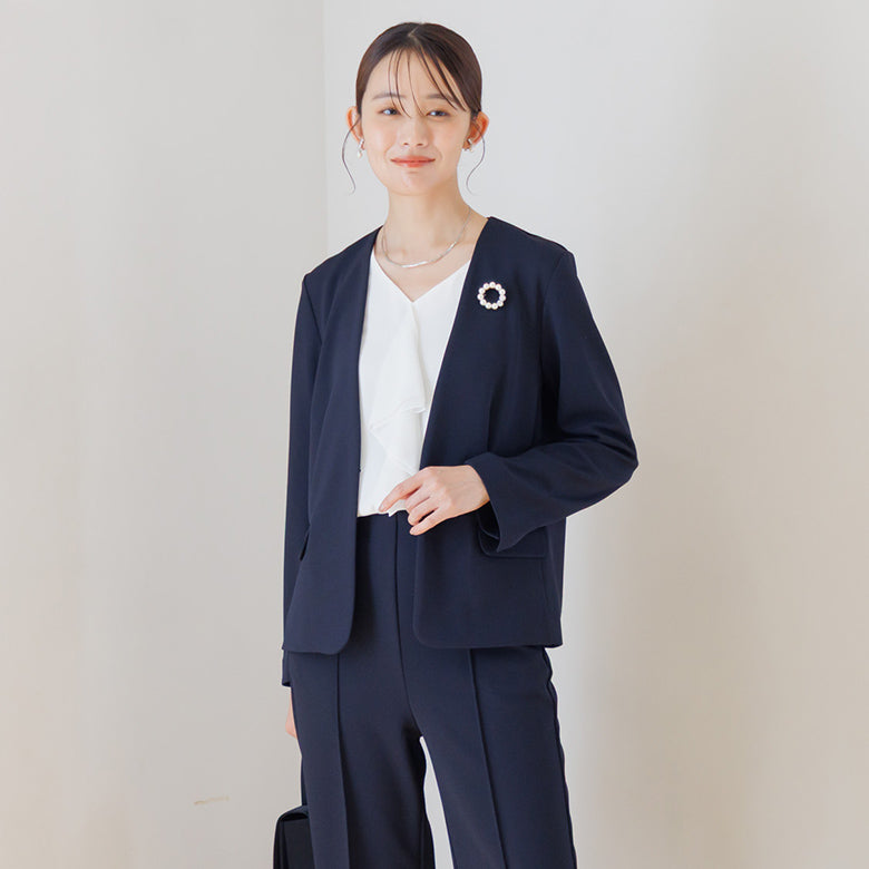 フォルムフォルマ form forma 【ACUTA×formforma】単品 ジャケット/セレモニー/卒業式/入学式/学校行事/オフィス （ネイビー） ネイビー