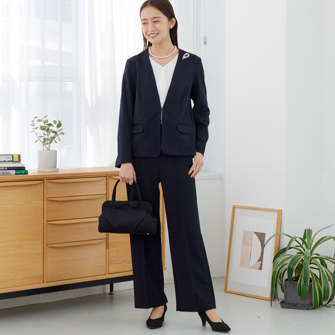 フォルムフォルマ form forma 【ACUTA×formforma】単品 ジャケット/セレモニー/卒業式/入学式/学校行事/オフィス （ネイビー） ネイビー