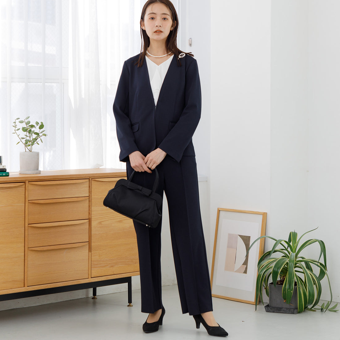 フォルムフォルマ form forma 【ACUTA×formforma】単品 ジャケット/セレモニー/卒業式/入学式/学校行事/オフィス （ネイビー） ネイビー