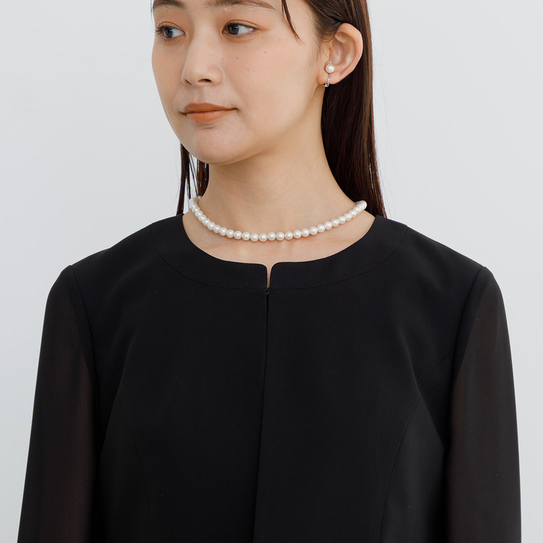 フォルムフォルマ form forma 【喪服】【洗える】WEB限定 ブラックフォーマルワンピース/夏