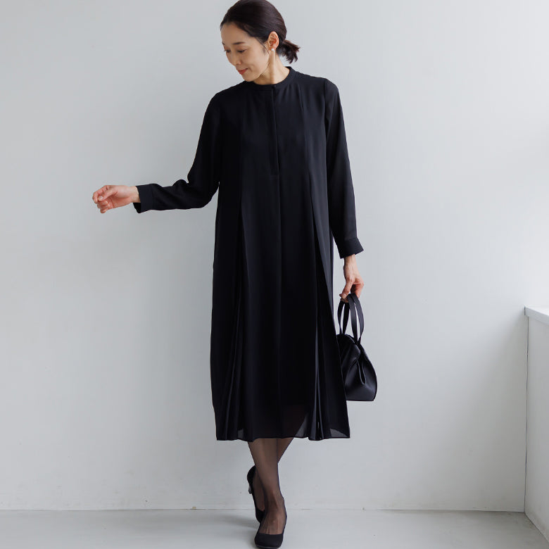 フォルムフォルマ form forma 【喪服】ブラックワンピース/礼服/卒業式/入学式/七五三/お宮参り （ブラック）/大きいサイズ ブラック