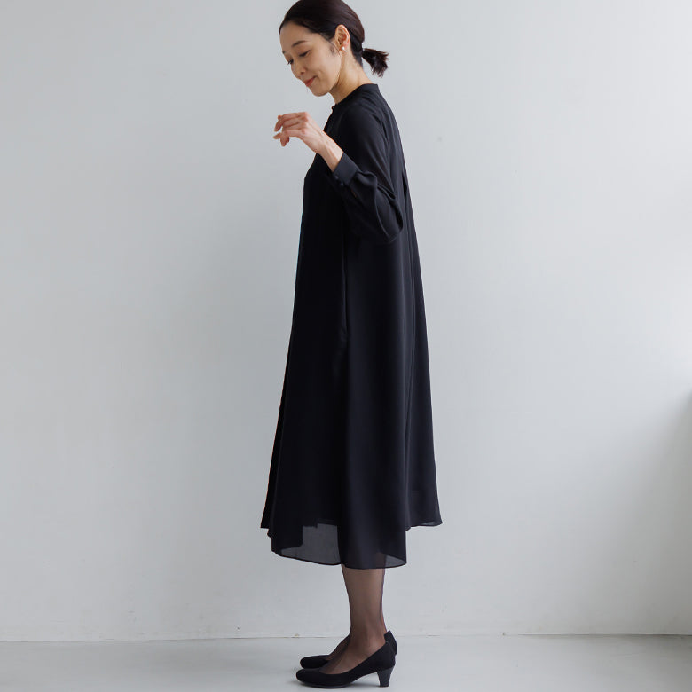 フォルムフォルマ form forma 【喪服】ブラックワンピース/礼服/卒業式/入学式/七五三/お宮参り （ブラック）/大きいサイズ ブラック