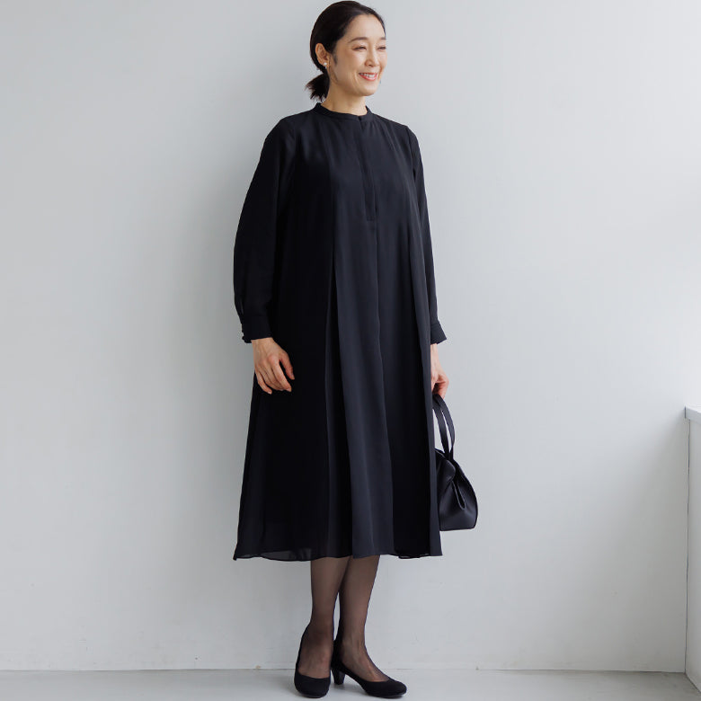フォルムフォルマ form forma 【喪服】ブラックワンピース/礼服/卒業式/入学式/七五三/お宮参り （ブラック）/大きいサイズ ブラック