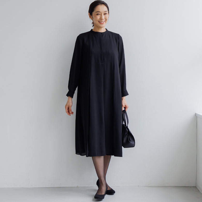 フォルムフォルマ form forma 【喪服】ブラックワンピース/礼服/卒業式/入学式/七五三/お宮参り （ブラック）/大きいサイズ ブラック