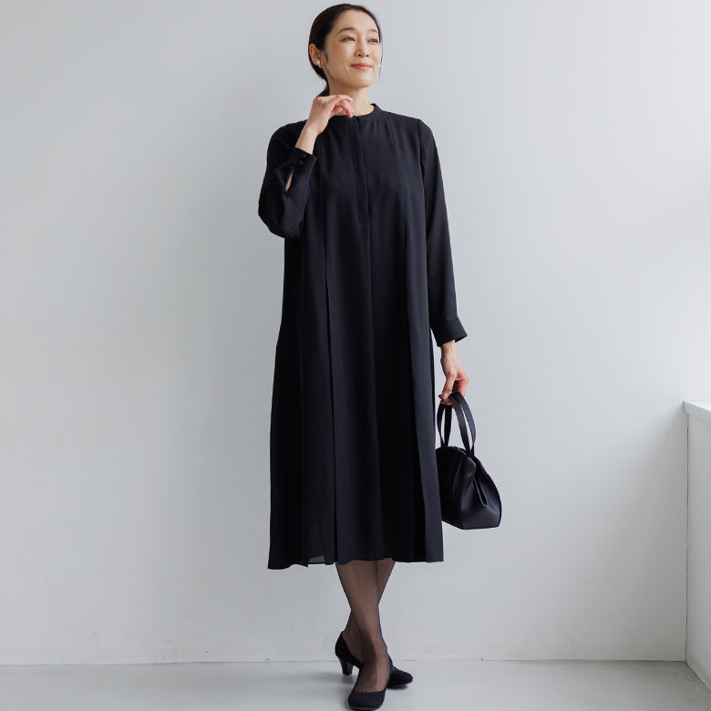 フォルムフォルマ form forma 【喪服】ブラックワンピース/礼服/卒業式/入学式/七五三/お宮参り （ブラック）/大きいサイズ ブラック