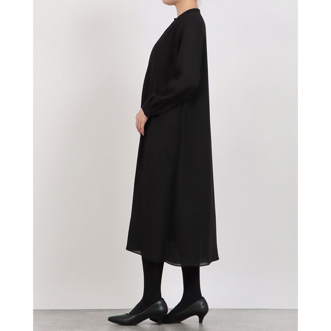 フォルムフォルマ form forma 【喪服】ブラックワンピース/礼服/卒業式/入学式/七五三/お宮参り （ブラック）/大きいサイズ ブラック