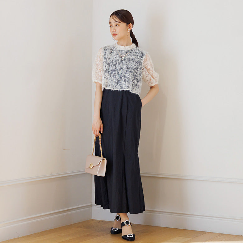 フォルムフォルマ form forma 【kaene】ドレスワンピース/結婚式/パーティー/お呼ばれ （ブラック） ブラック