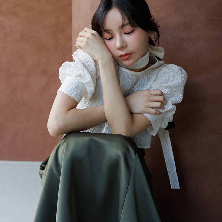 フォルムフォルマ form forma 【愛甲ひかりさん×form forma】シアージャガードボレロ×サテンキャミドレス/結婚式/パーティー/お呼ばれ （カーキ） カーキ