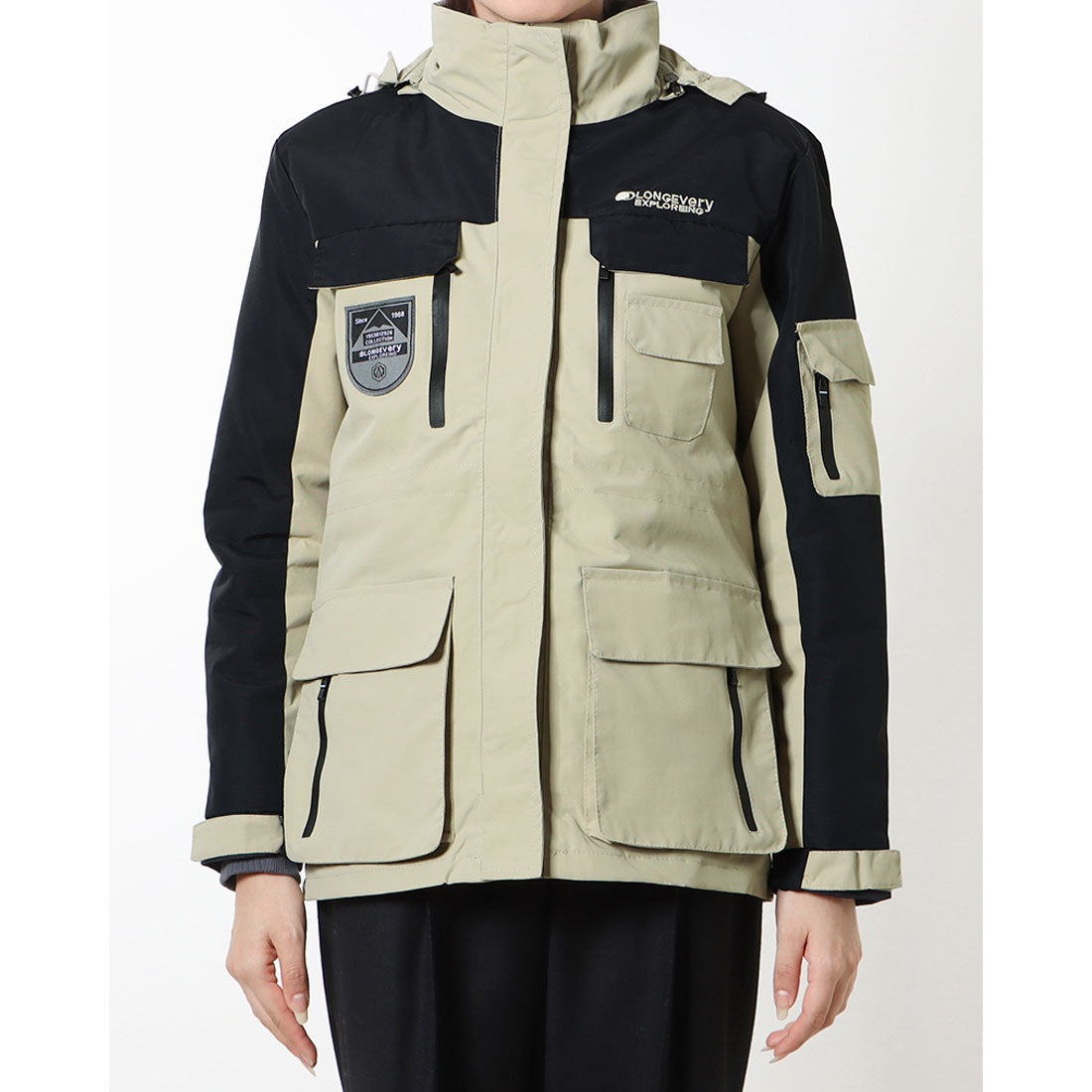 FOURSENSE Women's Layered Winter Jacket Antelope