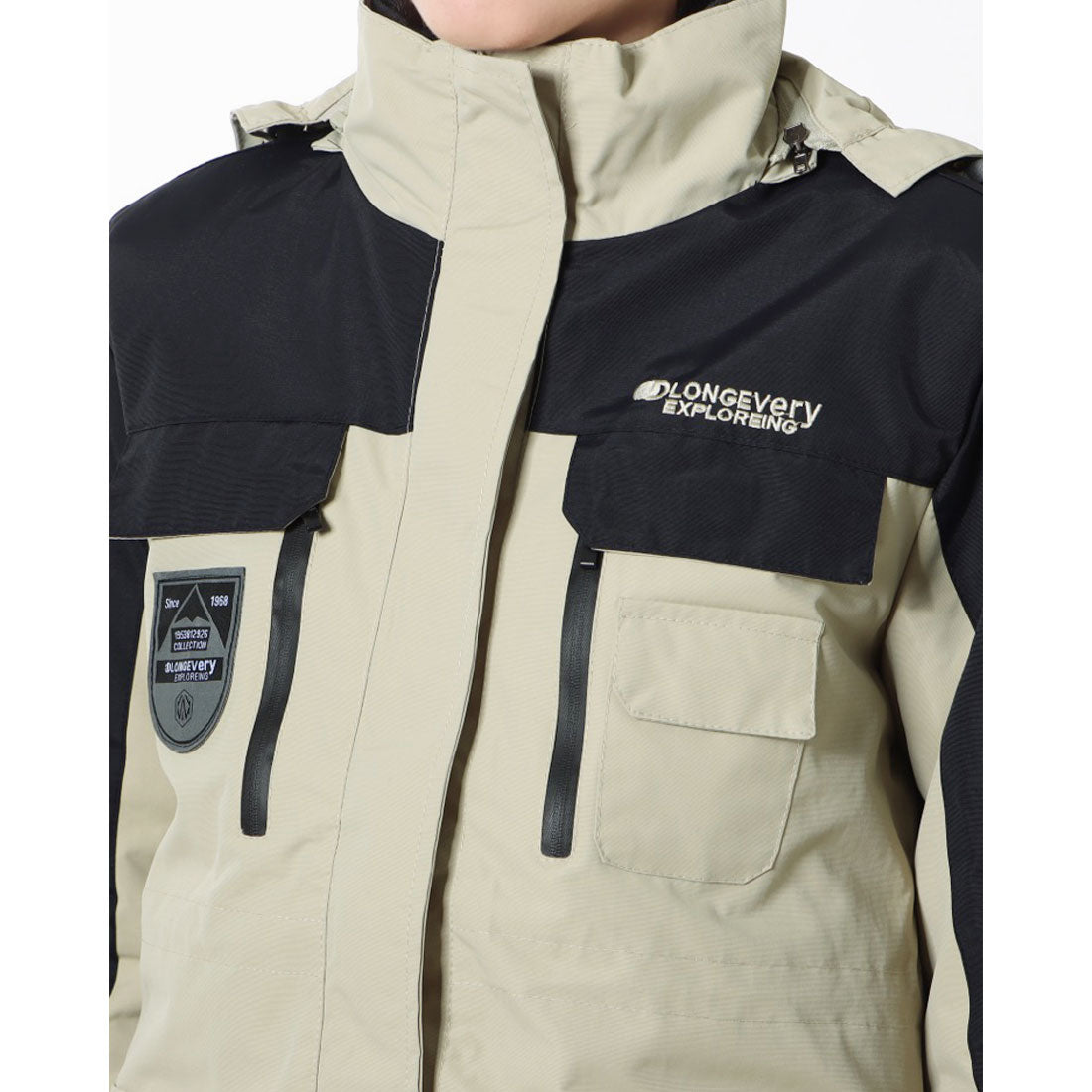 FOURSENSE Women's Layered Winter Jacket Antelope