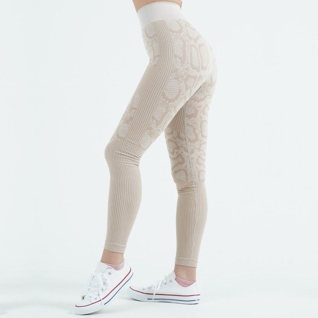 フォクシー FOXXIE スネーク ハイウエスト レギンス （KHAKI） KHAKI