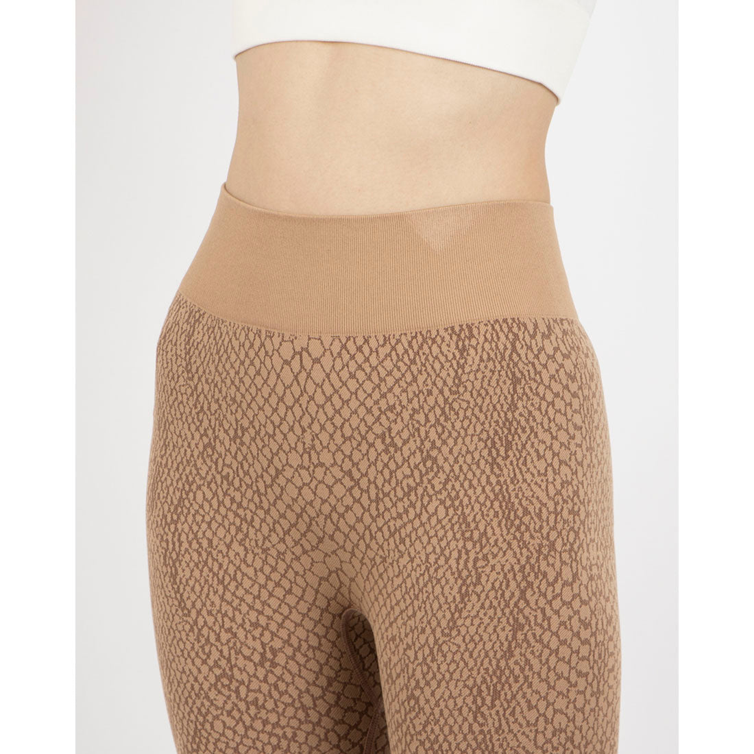 フォクシー FOXXIE スネーク ハイウエスト レギンス （KHAKI） KHAKI