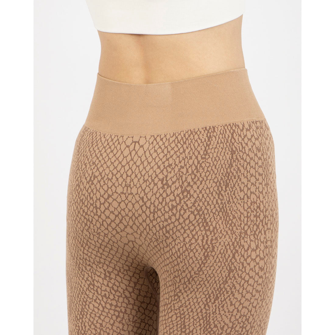 フォクシー FOXXIE スネーク ハイウエスト レギンス （KHAKI） KHAKI
