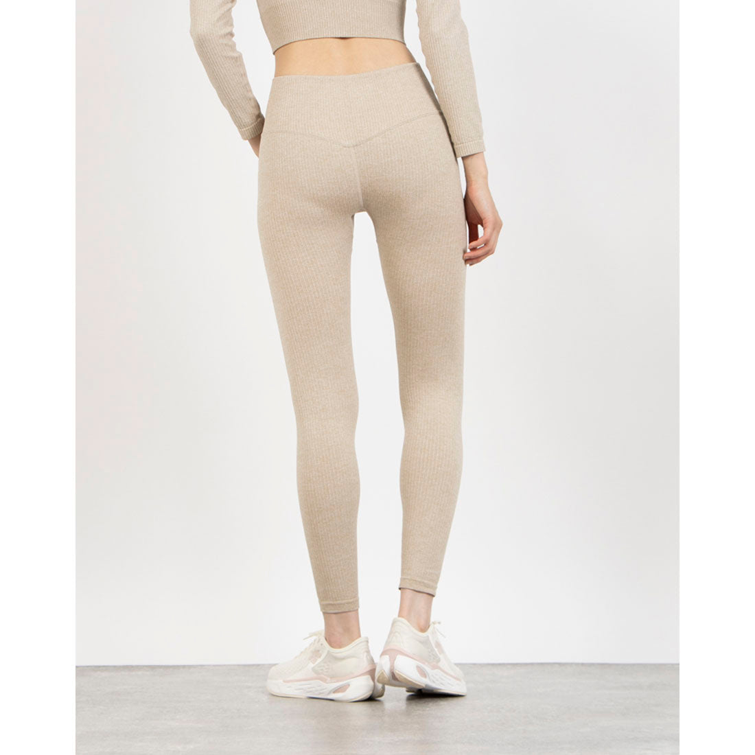フォクシー FOXXIE フロー リブ シームレス レギンス （PINK MARL） PINK MARL