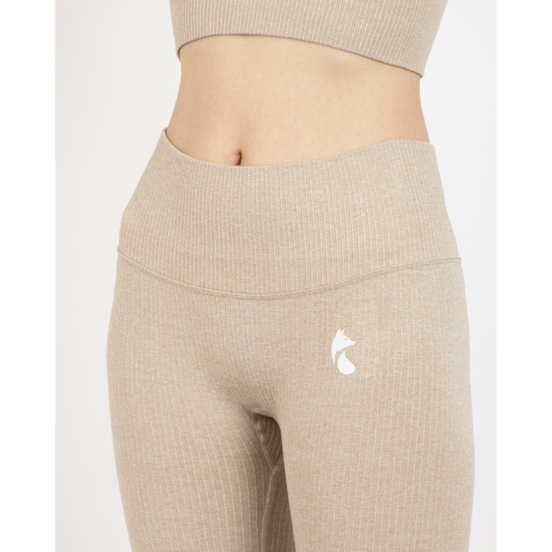 フォクシー FOXXIE フロー リブ シームレス レギンス （PINK MARL） PINK MARL