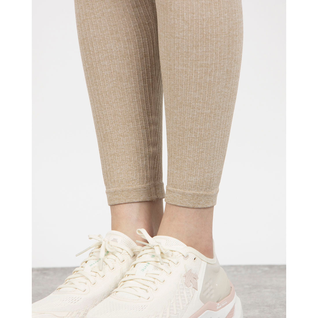 フォクシー FOXXIE フロー リブ シームレス レギンス （PINK MARL） PINK MARL