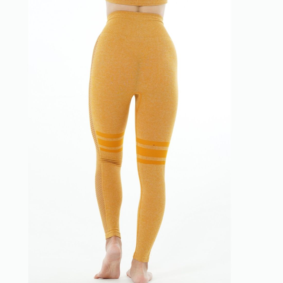 フォクシー FOXXIE フォース メッシュ シームレス レギンス （MUSTARD） MUSTARD