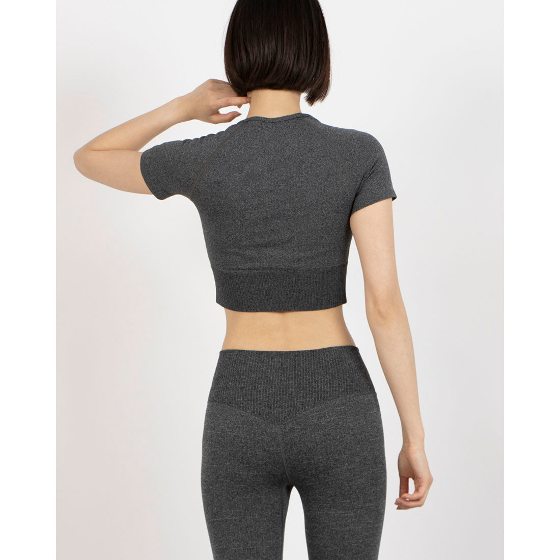 フォクシー FOXXIE フロー リブ ショートスリーブ トップス （GREY MARL） GREY MARL