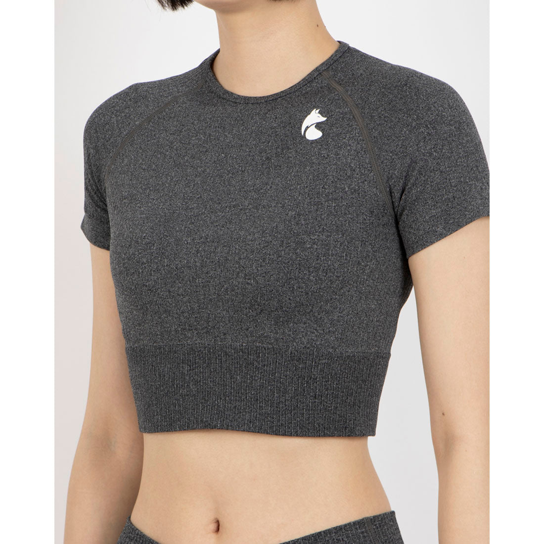 フォクシー FOXXIE フロー リブ ショートスリーブ トップス （GREY MARL） GREY MARL