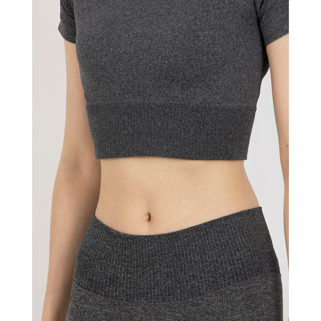 フォクシー FOXXIE フロー リブ ショートスリーブ トップス （GREY MARL） GREY MARL