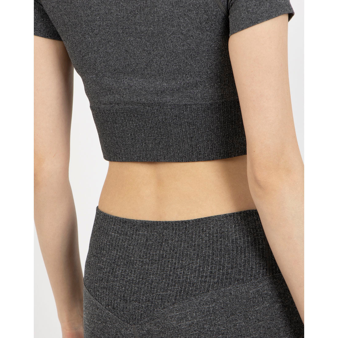 フォクシー FOXXIE フロー リブ ショートスリーブ トップス （GREY MARL） GREY MARL