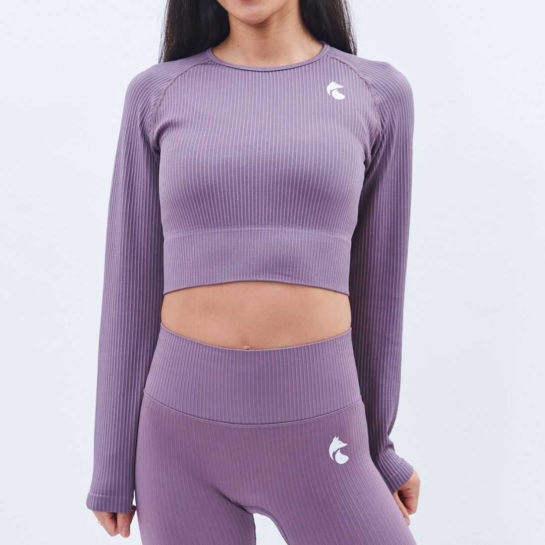 フォクシー FOXXIE フロー リブ ロングスリーブ トップス （MAUVE） MAUVE