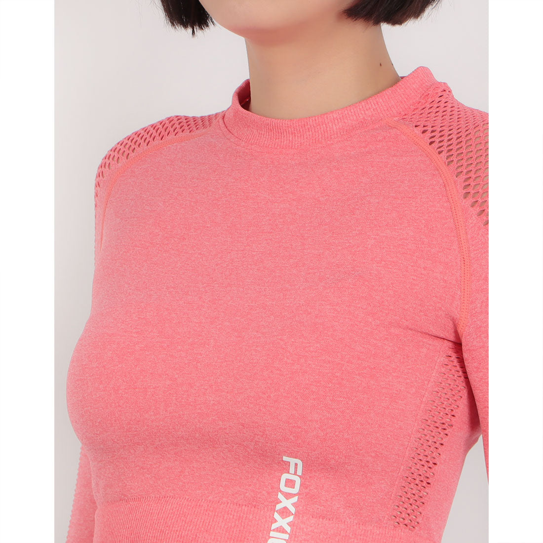 フォクシー FOXXIE フォース メッシュ クロップトップス （MUSTARD） MUSTARD