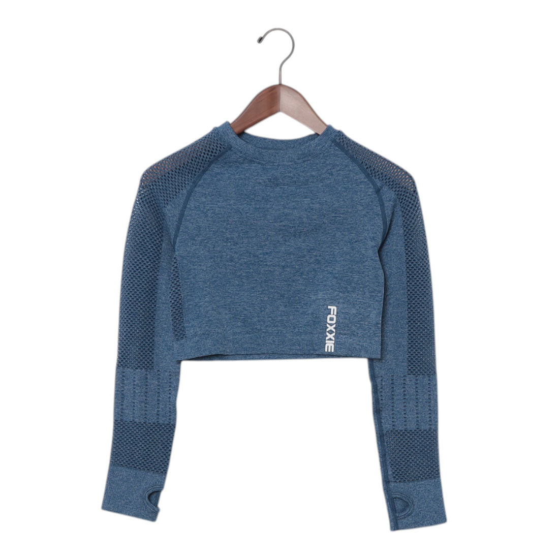 フォクシー FOXXIE フォース メッシュ クロップトップス （BLUE） BLUE