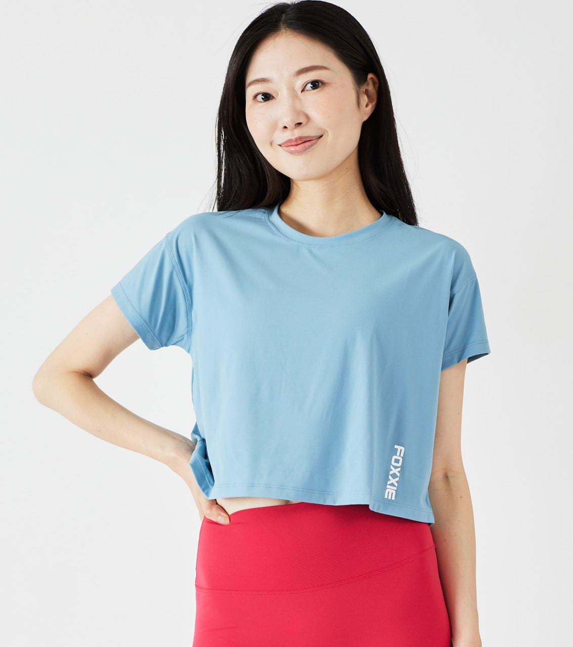 フォクシー FOXXIE ライトウエイト クロップ ティー （BLUE） BLUE