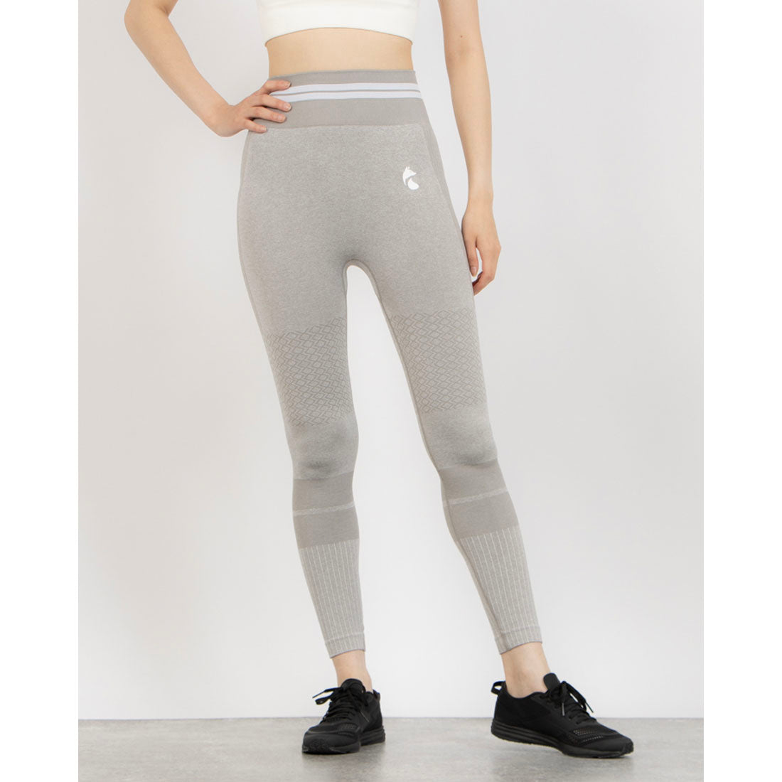 フォクシー FOXXIE ライトニング ストライプ レギンス （LIGHT GREY） LIGHT GREY