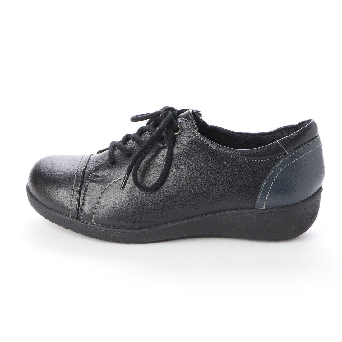 FREACH PS5075 BLK Soft insole leather casual shoes