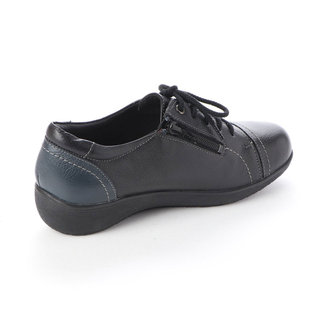 FREACH PS5075 BLK Soft insole leather casual shoes