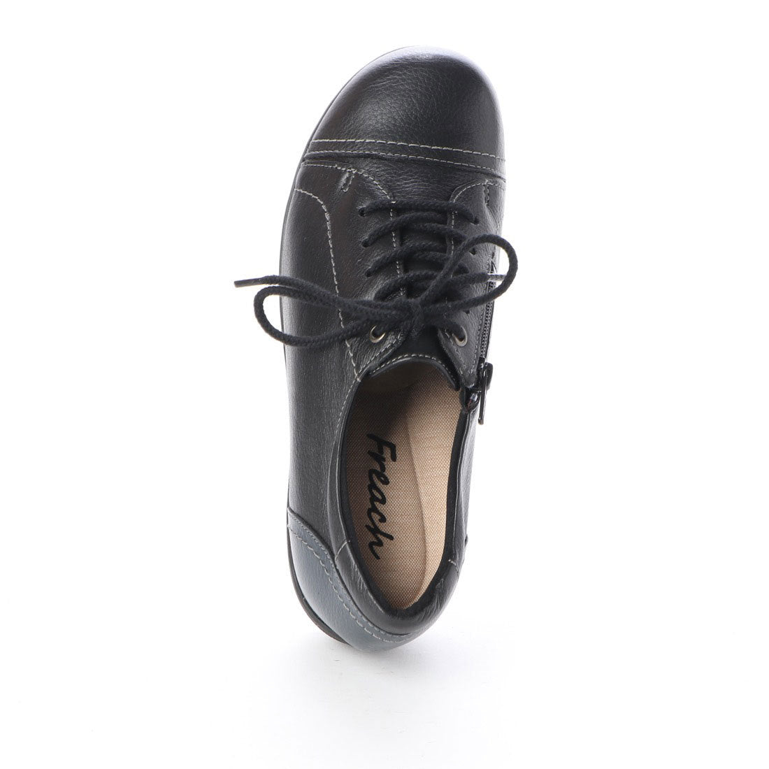 FREACH PS5075 BLK Soft insole leather casual shoes
