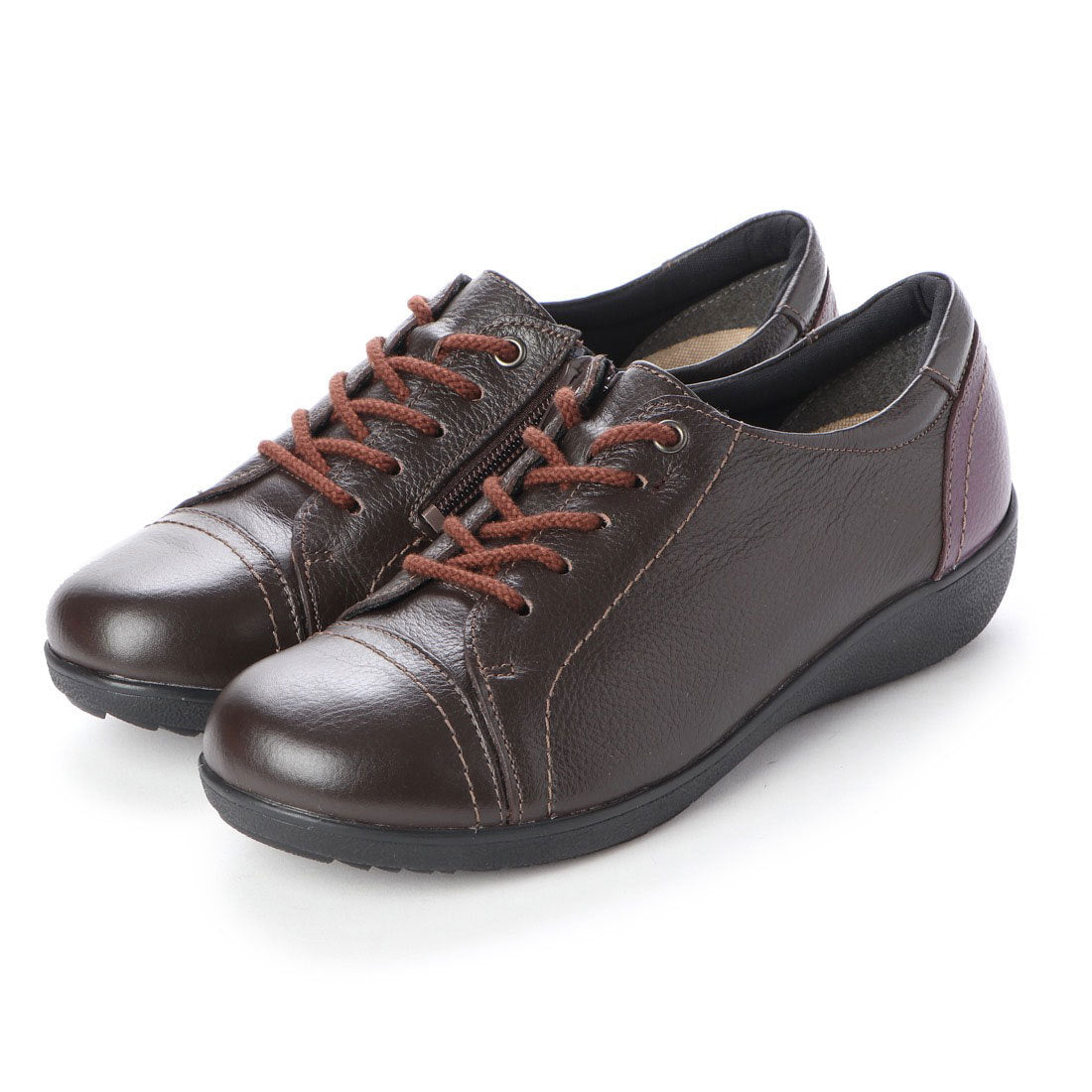 FREACH PS5075 BLK Soft insole leather casual shoes