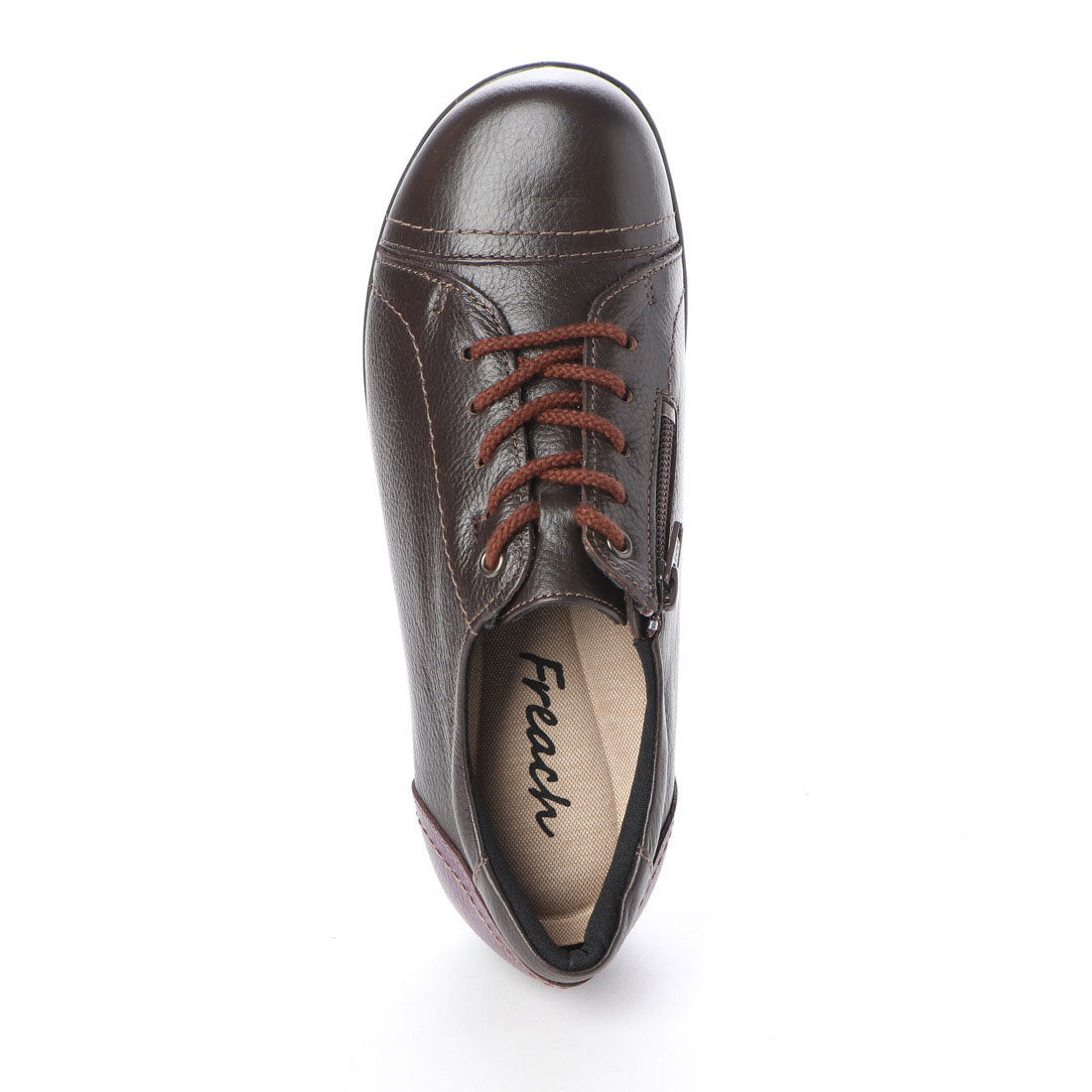 FREACH PS5075 BLK Soft insole leather casual shoes