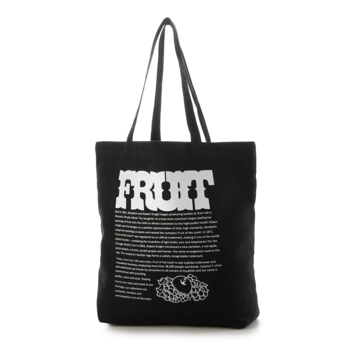 フルーツオブザルーム FRUIT OF THE LOOM FTL プリントPLトート （チャコール） チャコール