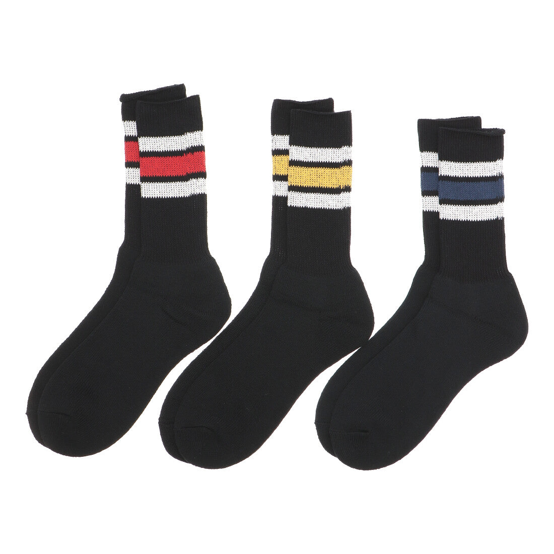 フルーツオブザルーム FRUIT OF THE LOOM 3P DadSocks ライン 81009700 （ブラック） ブラック