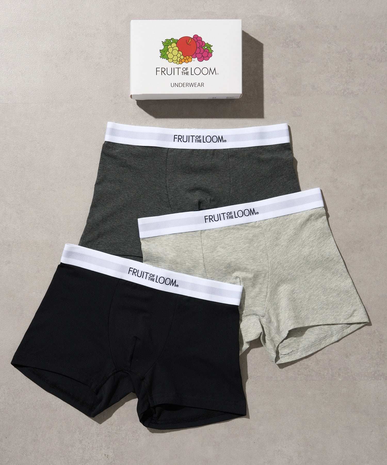 フルーツオブザルーム FRUIT OF THE LOOM 無地ボクサーパンツ3PセットBOX 14805800【返品不可商品】 （その他4） その他4