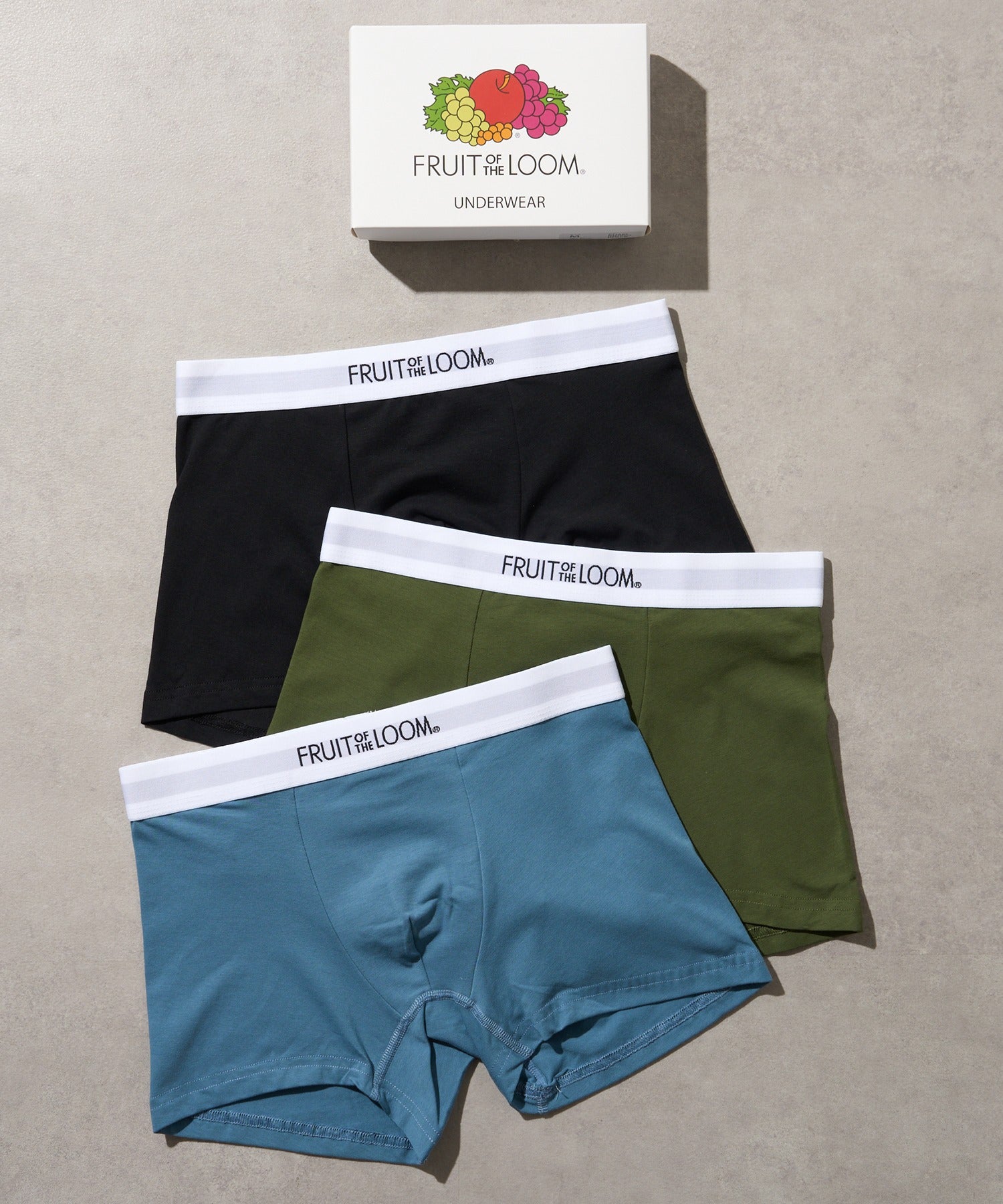 フルーツオブザルーム FRUIT OF THE LOOM 無地ボクサーパンツ3PセットBOX 14805800【返品不可商品】 （その他1） その他1
