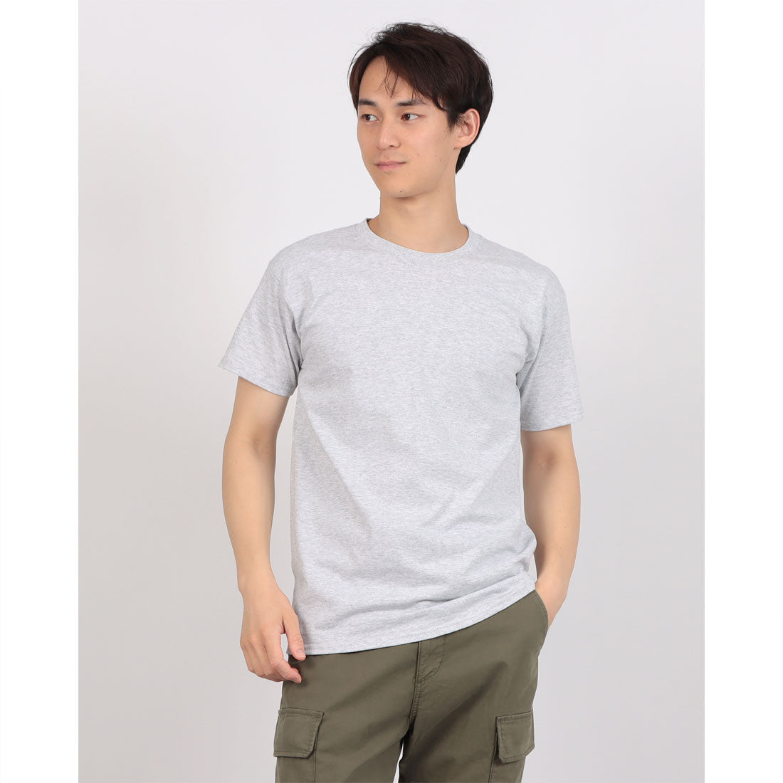 フルーツオブザルーム FRUIT OF THE LOOM FRUIT OF THE LOOM プレミアム コットン Tシャツ （モクグレー） モクグレー