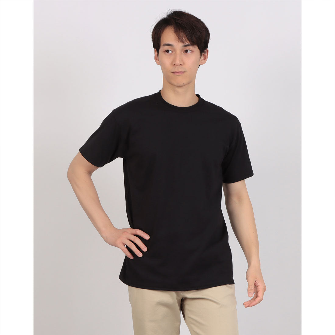 フルーツオブザルーム FRUIT OF THE LOOM FRUIT OF THE LOOM プレミアム コットン Tシャツ （ブラック） ブラック