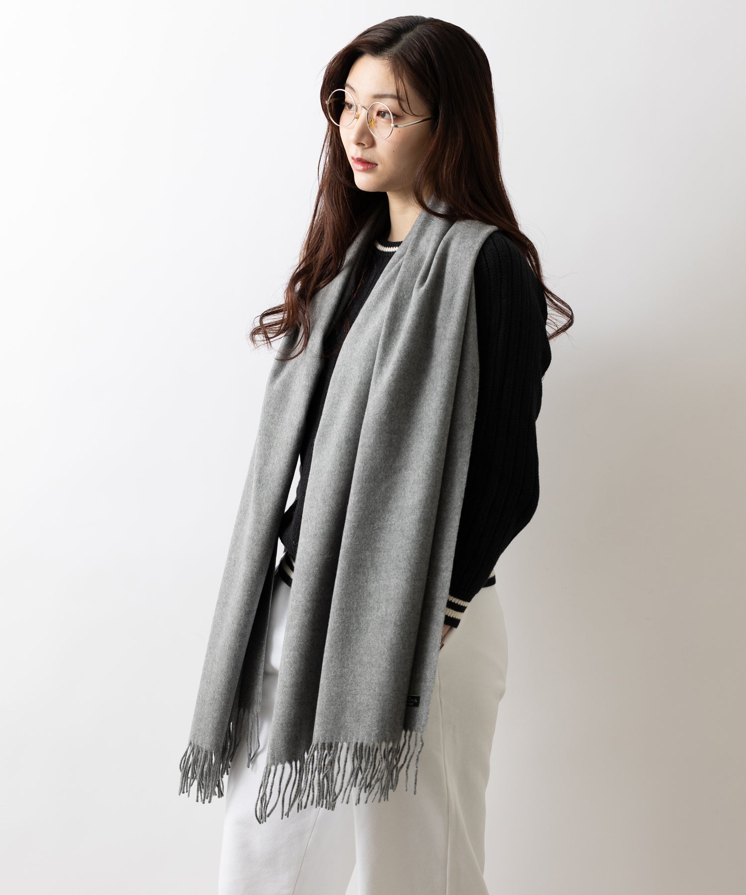 フラース FRAAS サスティナストール カシミンク クラッシックカラー （グレー系その他） グレー系その他
