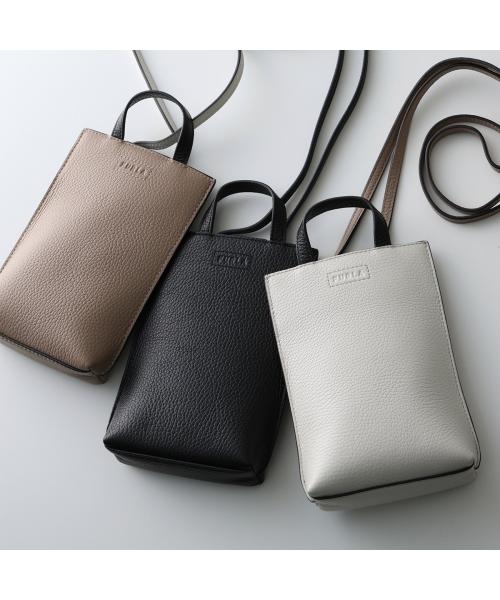 フルラ FURLA Furla フォンケース CAMELIA カメリア ショルダーバッグ （2691S/GREIGE+NERO） 2691S/GREIGE+NERO