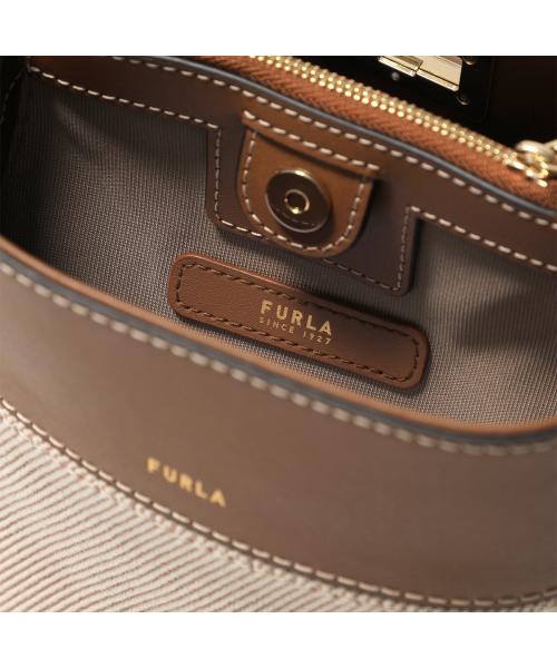 フルラ FURLA Furla ハンドバッグ Amelia MINI アメリア ミニ バケットバッグ （TCO00/TONI-COGNAC/ブラウン） TCO00/TONI-COGNAC/ブラウン
