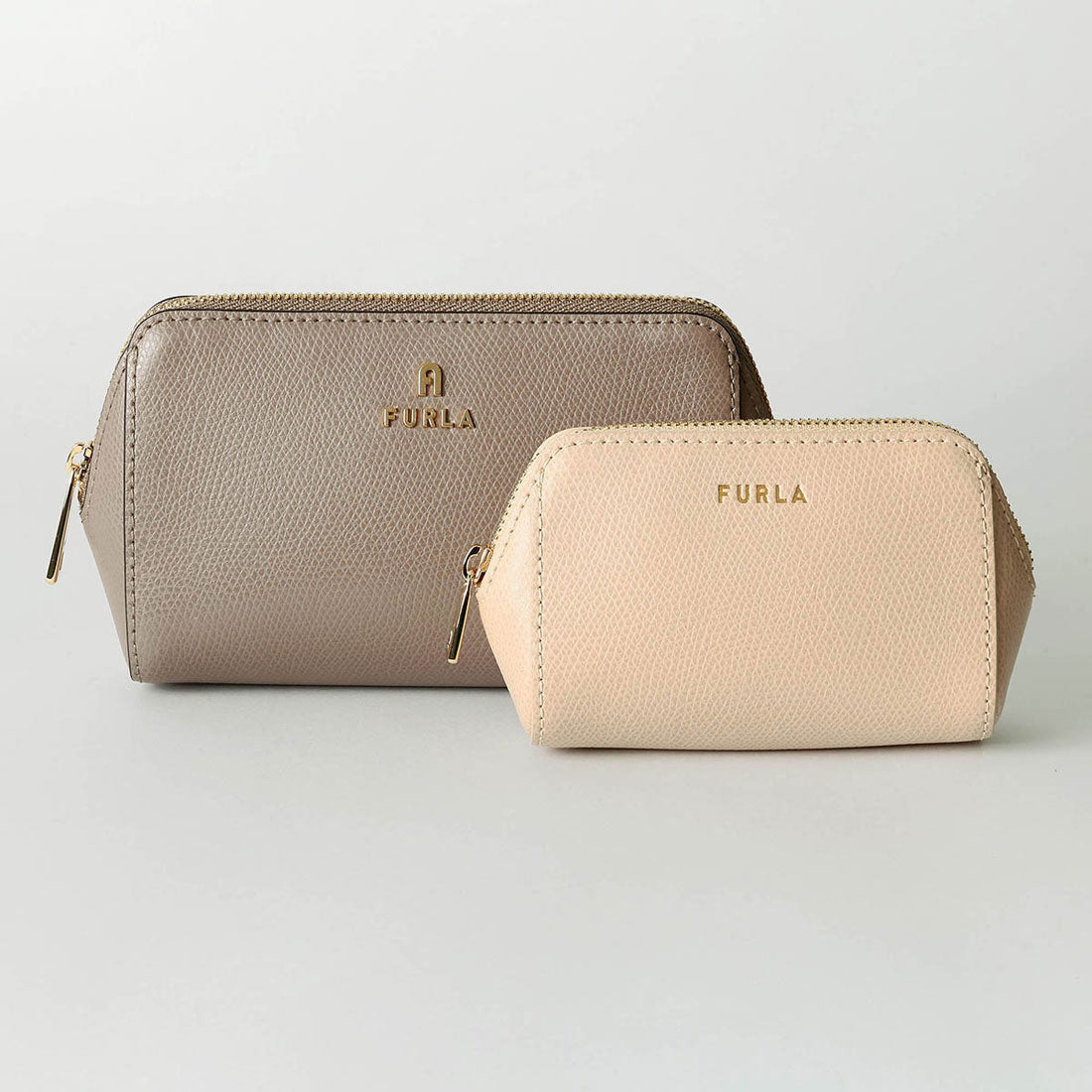 フルラ FURLA ポーチ カメリア コスメケース M セット WE00453 ARE000 3782S 1 007 STUCCO GRAY/BALLERINA （スタッコグレー/バレリーナ） スタッコグレー/バレリーナ
