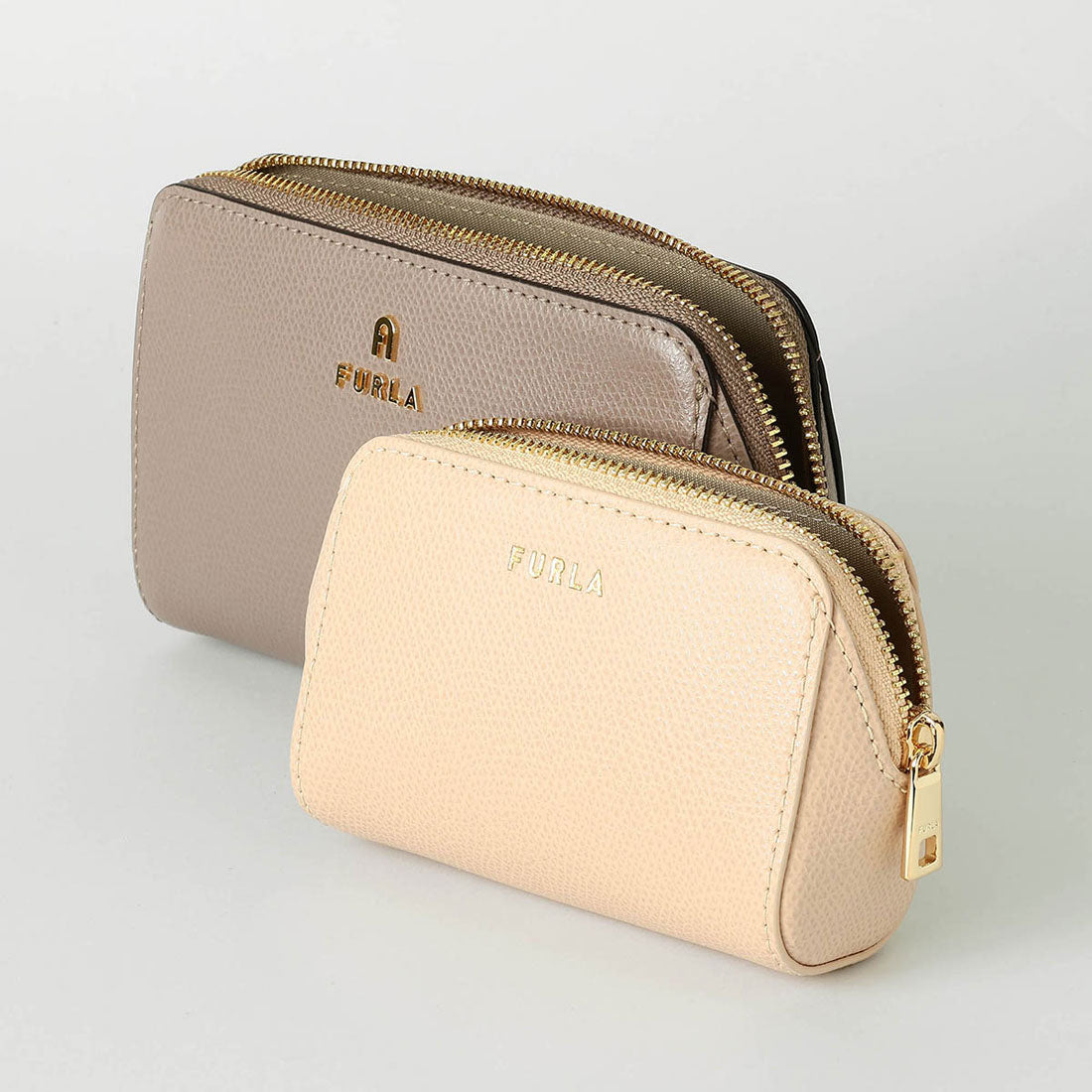 フルラ FURLA ポーチ カメリア コスメケース M セット WE00453 ARE000 3782S 1 007 STUCCO GRAY/BALLERINA （スタッコグレー/バレリーナ） スタッコグレー/バレリーナ