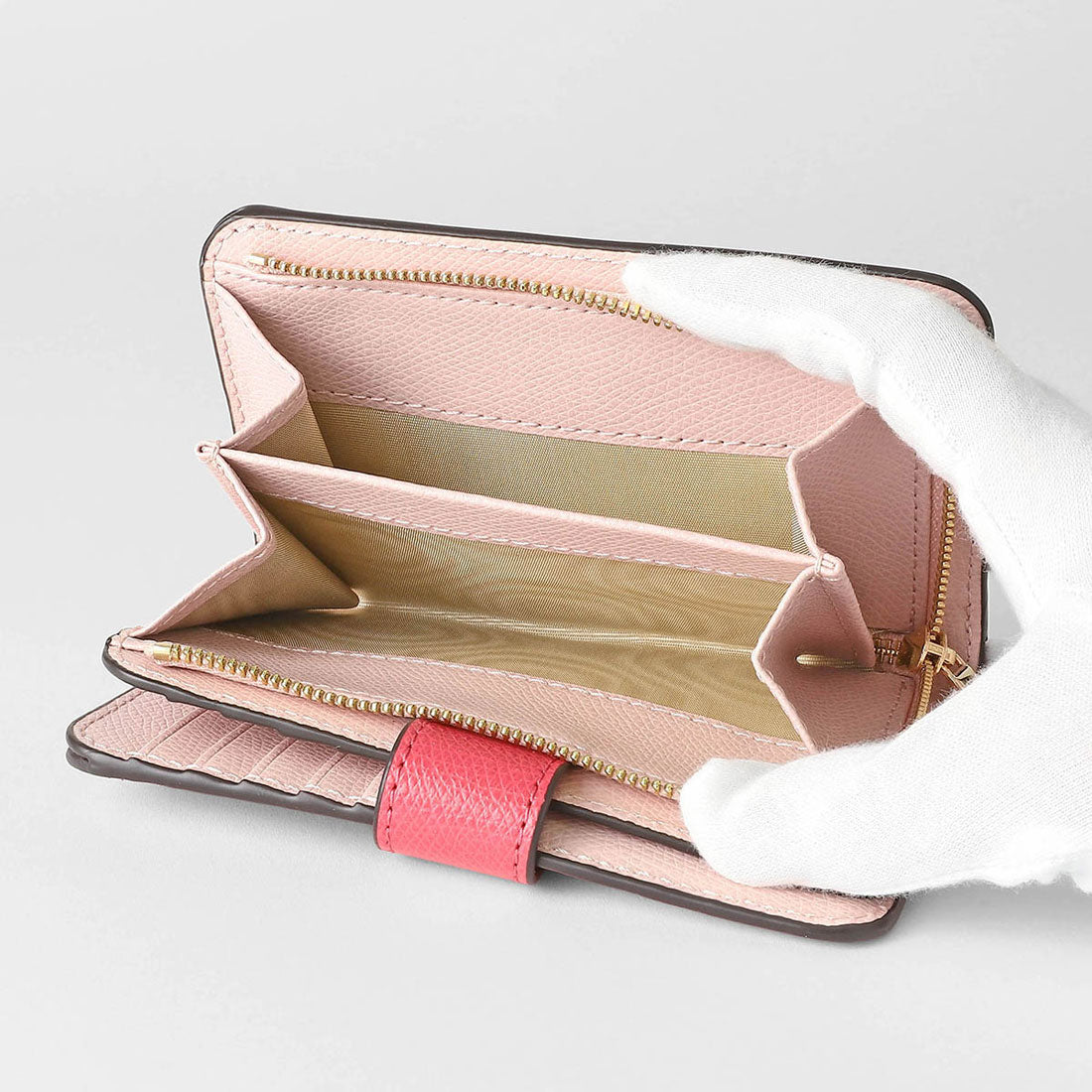 フルラ FURLA 2つ折り財布 カメリア コンパクトウォレット M WP00314 ARE000 4504S 1 007 （ベルベットピンク/コローラ） ベルベットピンク/コローラ