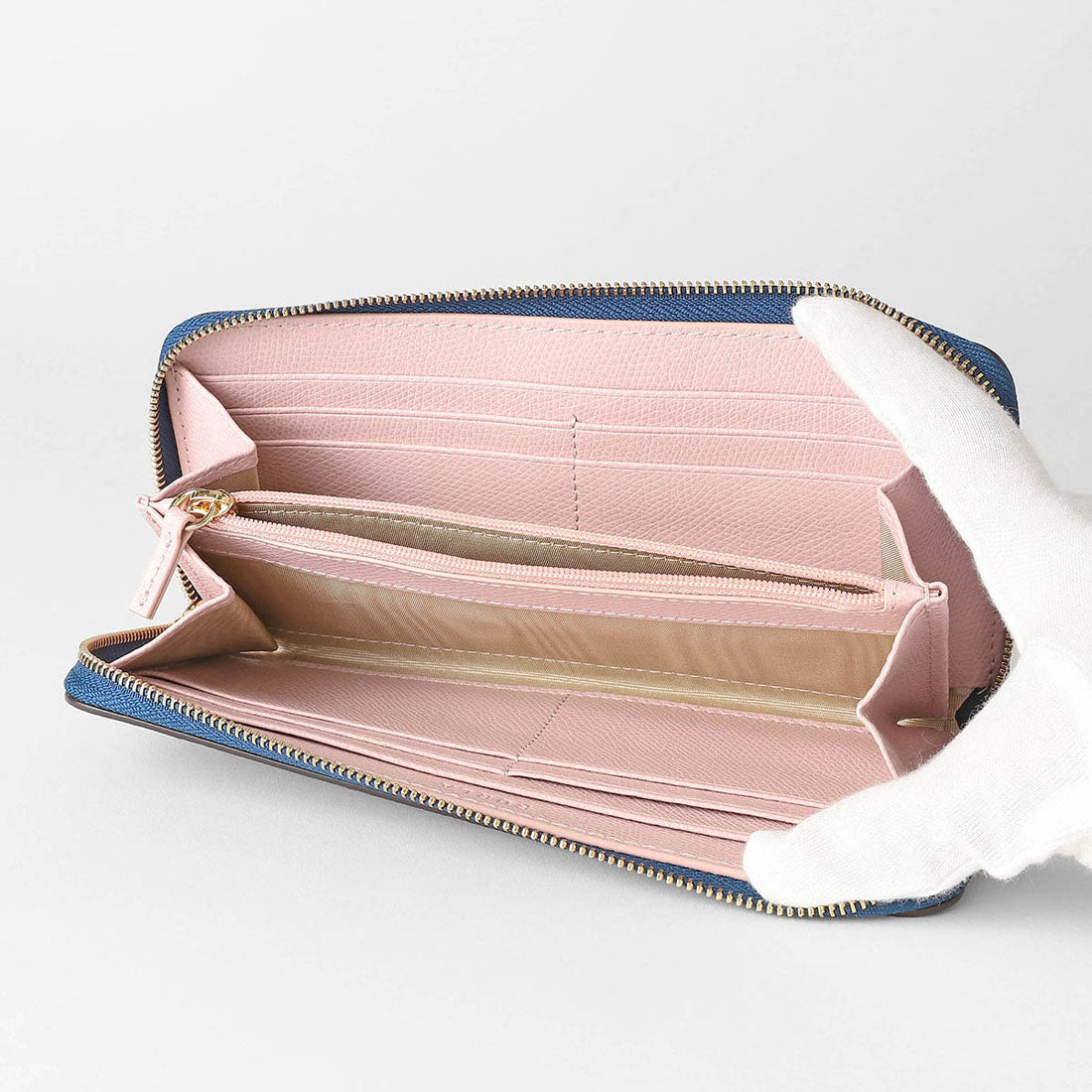 フルラ FURLA 長財布(ラウンドファスナー) カメリア XL ZIP AROUND WALLET WP00313 ARE000 4503S 1 007 （インディゴ/コローラ） インディゴ/コローラ